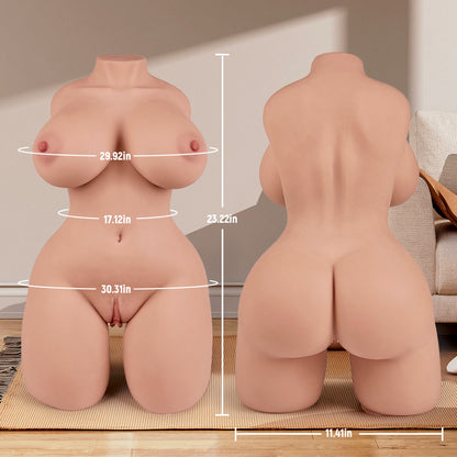 【freies Heizelement 】Bürosekretärin Jenni langbeinige Puppe Doppelkanal Hautfarbe 13kg