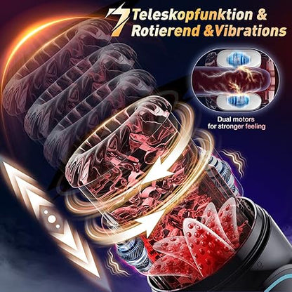 Cinder – Stoßender, rotierender, saugender, vibrierender, leckender Blowjob-Stroker