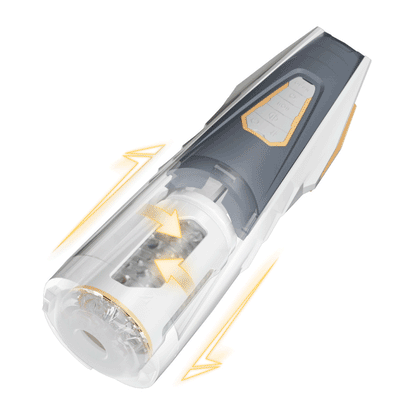 Baxter 3 Thrusting 4 rotierender männlicher Masturbator mit Sprachmodus