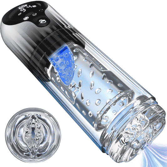 Vortex Male Stroker - 4 starke Saugstufen, Ein-Knopf-Boost, leicht zu reinigen, inkl. Gleitgel
