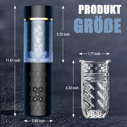 【Bevorzugt】SPINNE Stoßen Rotieren 6 Frequenzen 3 Geschwindigkeiten Elektrischer Masturbator