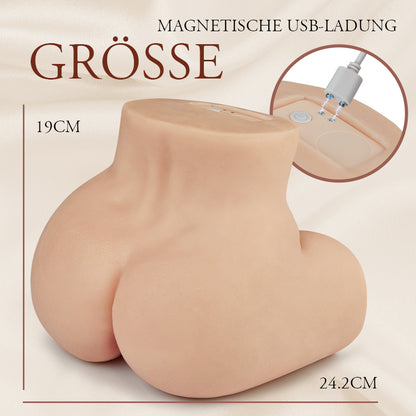 Alisa Vibrieren Realistische Masturbatoren mit Doppelte Eingang 2,5kg