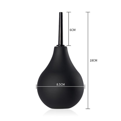 Schwarze gefrostete Analdusche 220ml SHUFEI