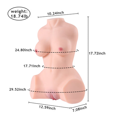 【Dilia】Rosa  Realistisch Sexpuppe Mit Rosa Nippel 10KG
